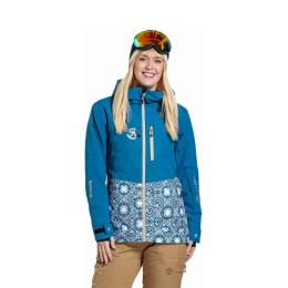 Dámská SNB & SKI bunda Meatfly Gaia 2024 Mosaic Blue