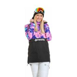 Dámská SNB & SKI bunda Meatfly Aiko 2024 Peach Aquarel/Black