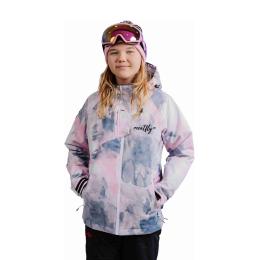 Dětská zimní bunda na lyže/snowboard Meatfly Deliah Jacket 24/2 5 Clouds Pink