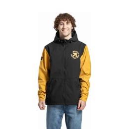 Pánská jarní šusťáková bunda Meatfly Finn 2025 Black/Camel