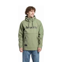 Pánská podzimní softshell bunda Meatfly Jax 202 5 Olive/Black