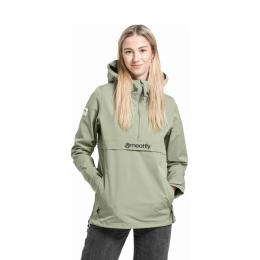 Dámská podzimní šusťáková bunda Meatfly Kalle Jacket 2025 Olive/Black Logo