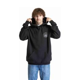 Unisex mikina Meatfly Fry Uni Hoodie 2025 Skull Black
