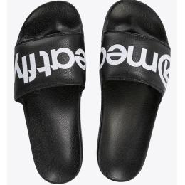 Pánské pantofle Meatfly Hudson 2025 Black White