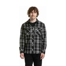 Pánská košile Meatfly Kurt 2025 Black