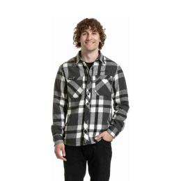 Pánská košile Meatfly Woody Premium 2025 Black