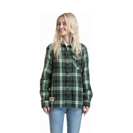 Dámská košile Meatfly Courtney 2025 Dark Green
