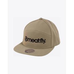 Kšiltovka Meatfly Creeper 6 Panel Snapback 2025 Olive / Black Logo