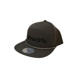 Kšiltovka Meatfly Creeper 6 Panel Snapback 2025 Grey/black logo