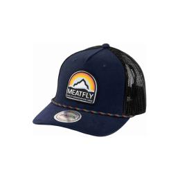 Kšiltovka Meatfly Hawkye Trucker 2025 Navy Blue Rainbow