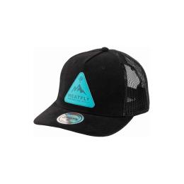 Kšiltovka Meatfly Hawkye Trucker 2025 Black Peak