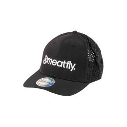 Kšiltovka Meatfly Nollie Perfor Cap 2025 Black / White Logo