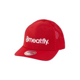 Kšiltovka Meatfly Nollie Perfor Cap 2025 Red / White Logo
