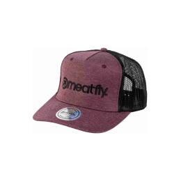 šiltovka Meatfly Horton Trucker 2025 Wine Red / Black Logo