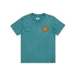 Pánské tričko DC Shoes Spinner Hss 2025 Deep Teal Acid Wash