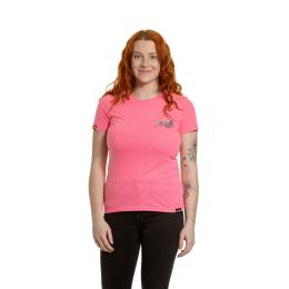 Dámské triko Meatfly Shori 2025 Neon Pink