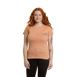 Dámské triko Meatfly Shori 2025 Coral Sand