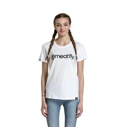 Dámské triko Meatfly Ladies Mf Logo 2025 White