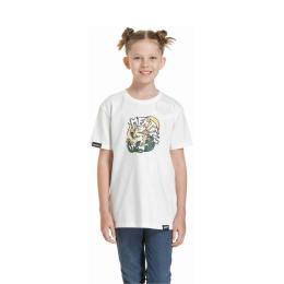 Dětské tričko Meatfly Dino 2025 White
