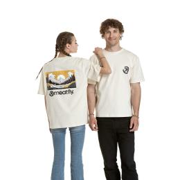Unisex Tričko Meatfly Cachuma 2025 Blanc Mountains