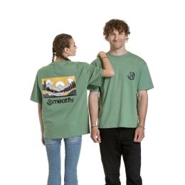 Unisex Tričko Meatfly Cachuma 2025 Hedge Green Mountains