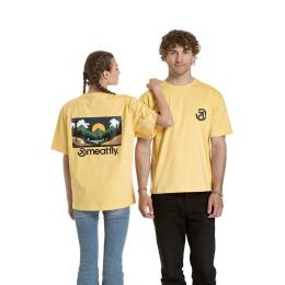 Unisex Tričko Meatfly Cachuma 2025 Cornsilk Mountains
