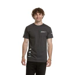 Pánské Tričko Meatfly Furious 202 5 Charcoal Heather