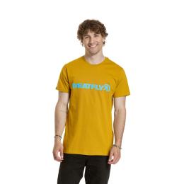 Pánské Tričko Meatfly Logex 2025 Mustard