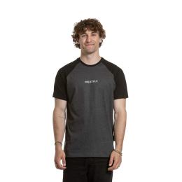 Tričko Meatfly Ozzy 2025 Charcoal Heather/Black