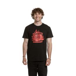 Pánské Tričko Meatfly Flame 202 5 Black