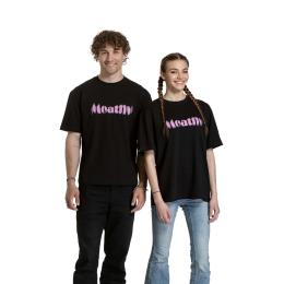 Unisex Tričko Meatfly Domes 2025 Black Blured