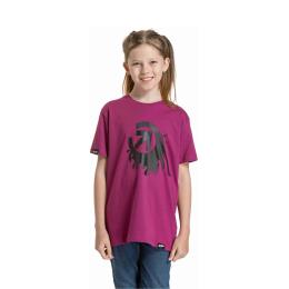 Tričko Meatfly Splash 2025 Raspberry