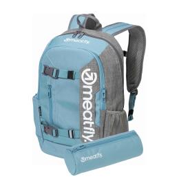 Batoh Meatfly Basejumper 25/26 Grey Heather/Aqua