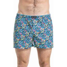 Pánské trenýrky Meatfly Agostino Boxershorts 25/26 Pink Partyboi/Cityboi