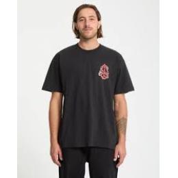 Pánské triko Volcom Snake Peace 25/2 6 BLK