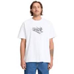 Pánské triko Volcom Kut N Rip 25/26 WHT