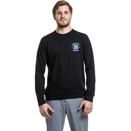 Pánské tričko s dlouhým rukávem Meatfly Blackheart Skull long sleeve 25/26 Black