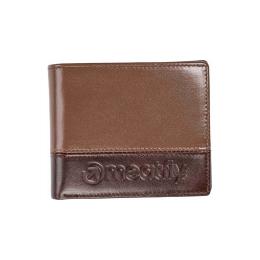 Peněženka Meatfly Eddie Premium Leather Wallet 25/26 Brown