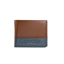 Peněženka Meatfly Eddie Premium Leather Wallet 25/26 Blue / Cool Brown