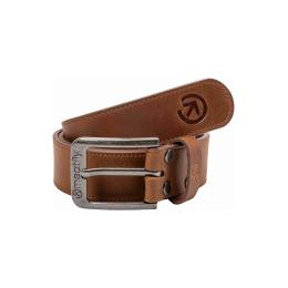 Kožený pásek Meatfly Doppler 25/26 Chestnut Brown