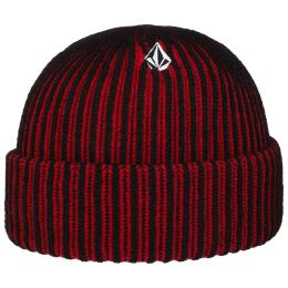 Čepice VOLCOM Full Stone Cuff Beanie Hat 25/26 Lifeguard red