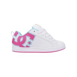 Dámské boty DC Court Graffik 26/27 White/Crazy Pink/Blue