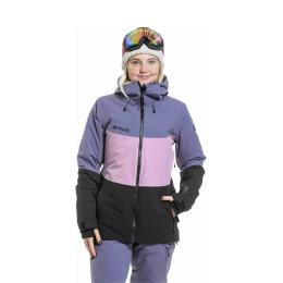 Dámská zimní bunda na lyže/snowboard Meatfly Kirsten jacket 25/26 Black/Purple Light