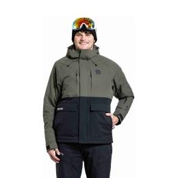 Pánská zimní bunda na lyže/snowboard Meatfly Vertigo jacket 25/26 Olive Dark/Black