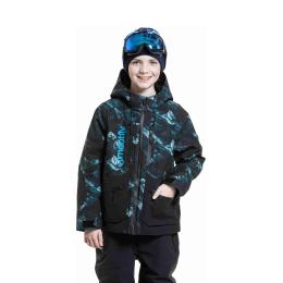 Dětská bunda na lyže/snowboard Meatfly Bangito boys Jacket 25/26 Green Mountains