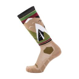 SNB a SKI ponožky Meatfly Leeway SNB Socks 25/26 Safari Mountains