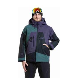 Zimní bunda na lyže/snowboard Meatfly Shader 2 5/2 6 Botanical Purple