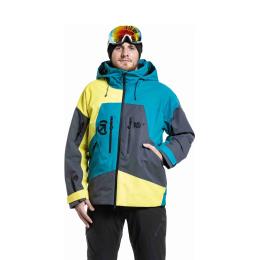 Zimní bunda na lyže/snowboard Meatfly Shader 2 5/2 6 HB Blue/Lime