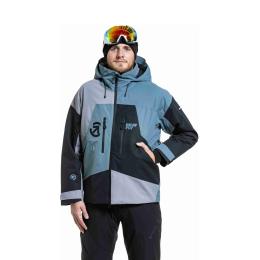 Zimní bunda na lyže/snowboard Meatfly Shader 2 5/2 6 Blue Sea/Silver