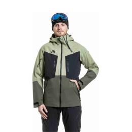 Pánská zimní bunda na lyže/snowboard Meatfly Cronos 2 5/2 6 Olive Light/Olive Dark
